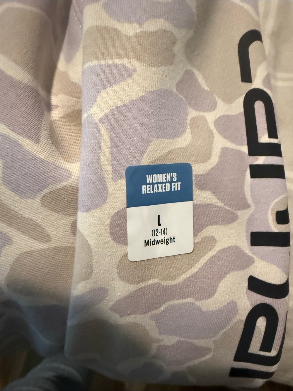 NWT Carhartt womens Camo Hooded Sweatshirt - Picture 2 of 3
